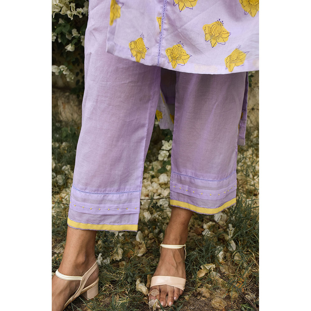 Baise Gaba Lavender Culotte Pants