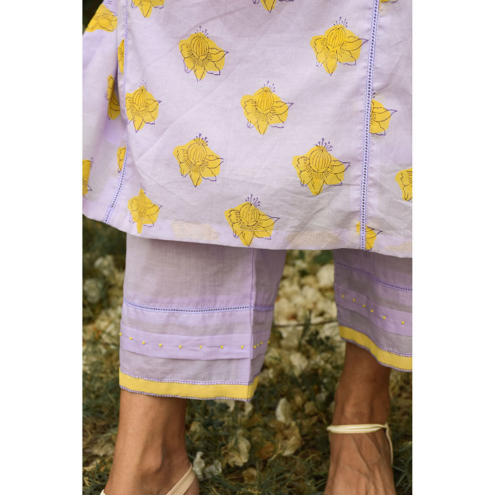 Baise Gaba Lavender Culotte Pants