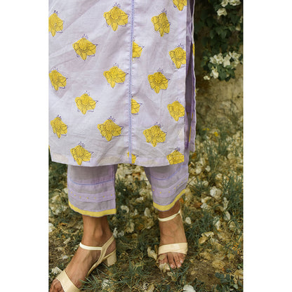 Baise Gaba Lavender Culotte Pants