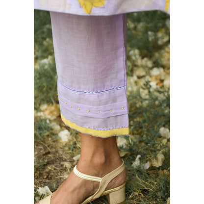 Baise Gaba Lavender Culotte Pants