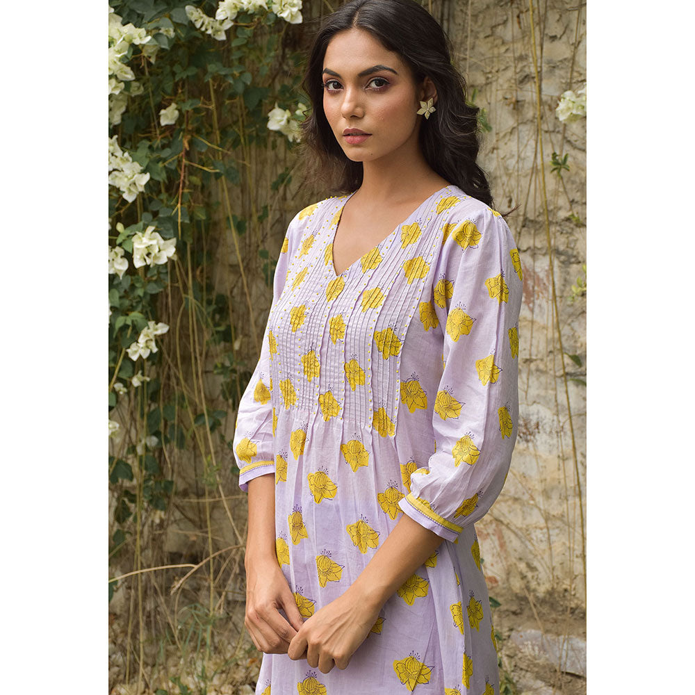 Baise Gaba Lavender Dijon Kurta