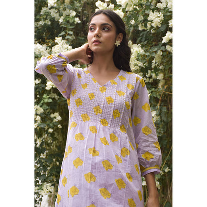 Baise Gaba Lavender Dijon Kurta