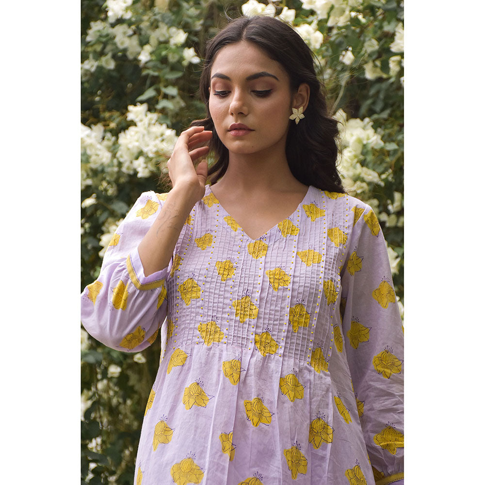 Baise Gaba Lavender Dijon Kurta