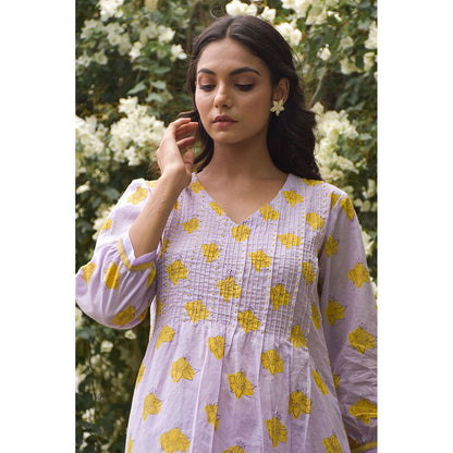Baise Gaba Lavender Dijon Kurta