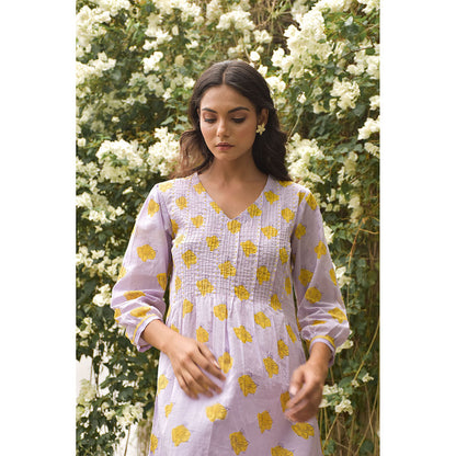 Baise Gaba Lavender Dijon Kurta