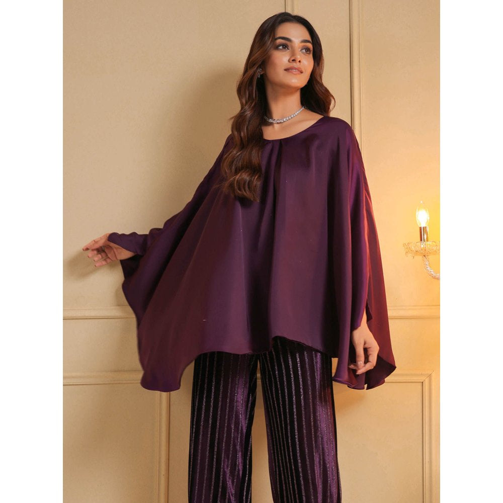 B'Infinite Royal Amethyst Cape Top