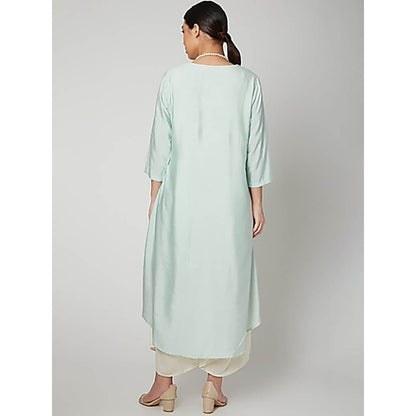 Bohame Green Dream Dress With Necklace (Set of 2)