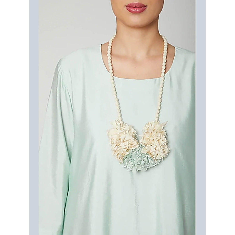 Bohame Green Dream Dress With Necklace (Set of 2)