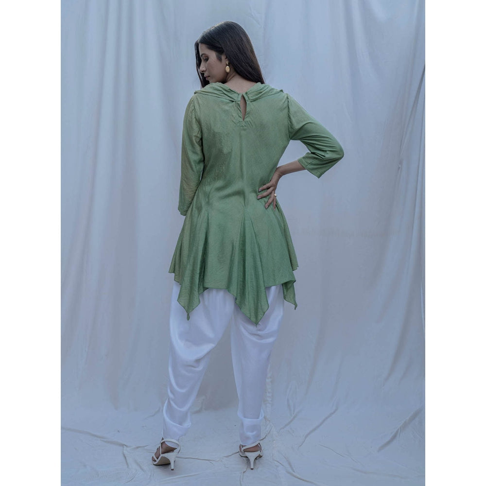 Bohame Light Green Dream Cowl Top