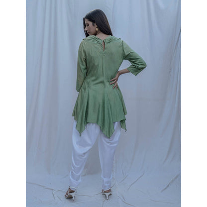 Bohame Light Green Dream Cowl Top