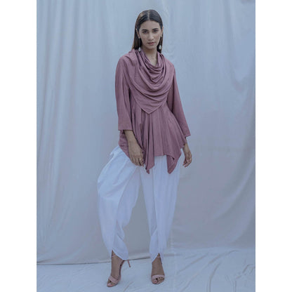 Bohame Purple Dream Cowl Top
