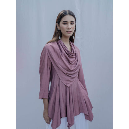 Bohame Purple Dream Cowl Top
