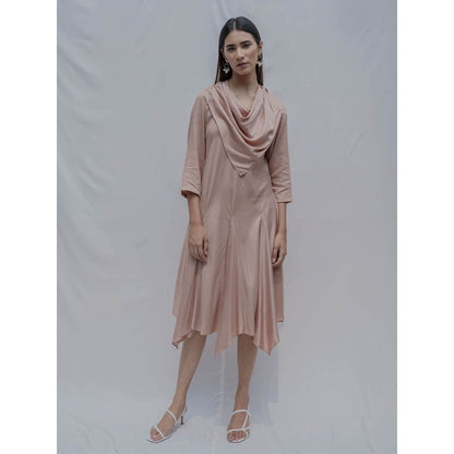 Bohame Rose Gold Dream Cowl Dress