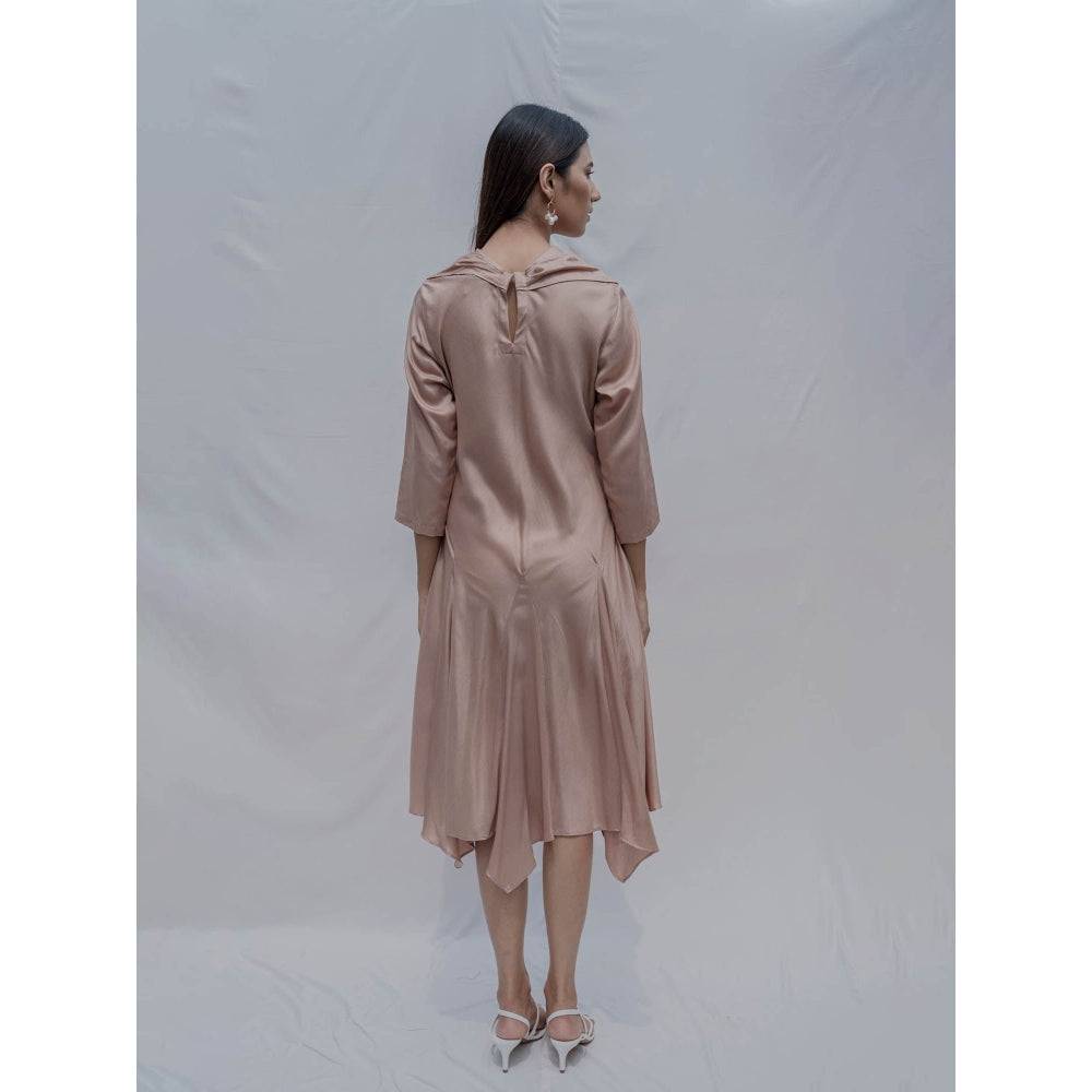 Bohame Rose Gold Dream Cowl Dress