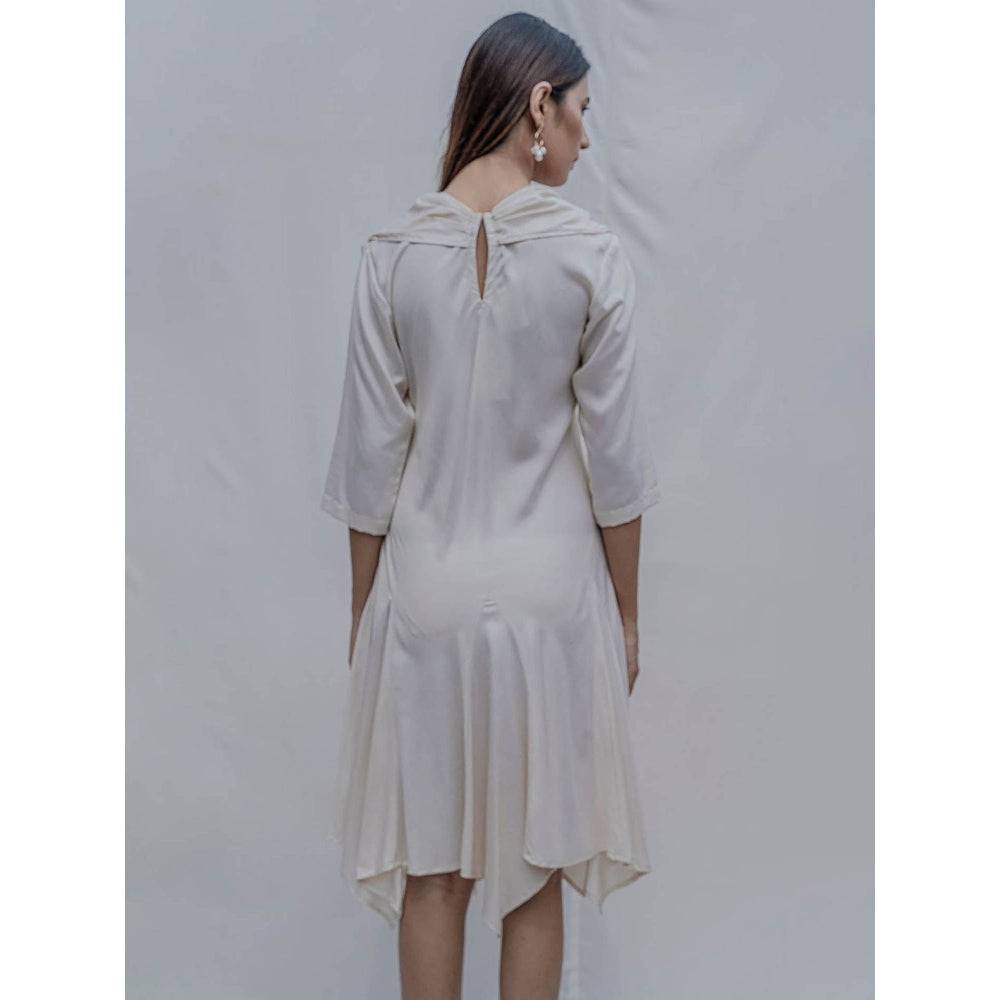 Bohame Off-White Dream Cowl Dress