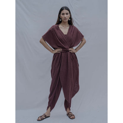 Bohame Brown Rika Jumpsuit