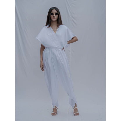 Bohame White Rika Jumpsuit