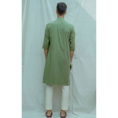 Bohame Cowl Kurta With Pajama (Set of 2)