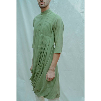 Bohame Cowl Kurta With Pajama (Set of 2)