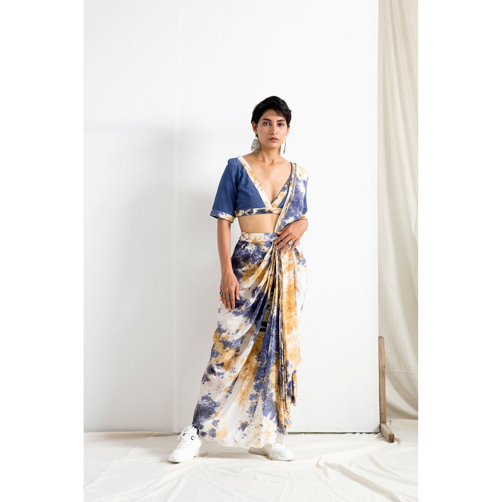 Bohame Arcadia Saree With Stitched Blouse