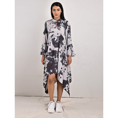 Bohame Ivy Light Grey Long Shirt Dress