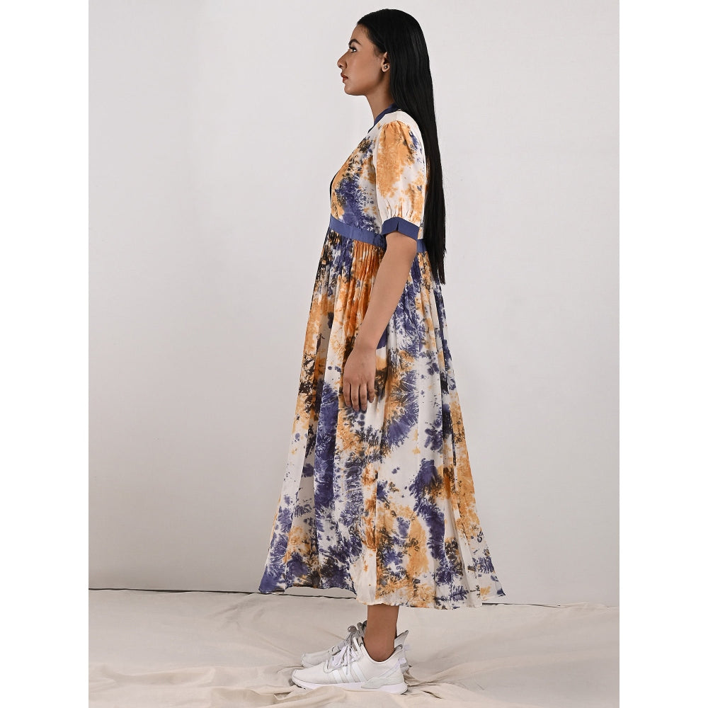 Bohame Serene V-Neck Cream Dress