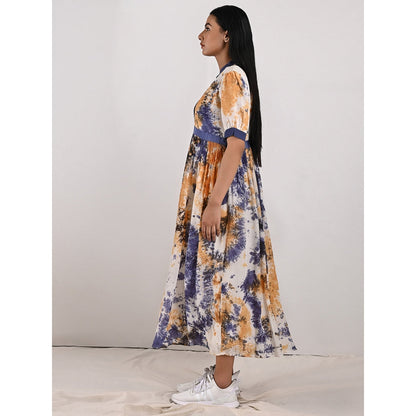 Bohame Serene V-Neck Cream Dress