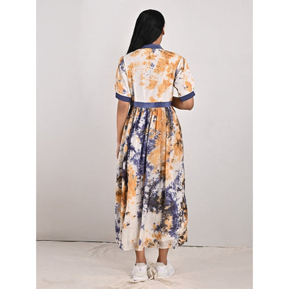 Bohame Serene V-Neck Cream Dress