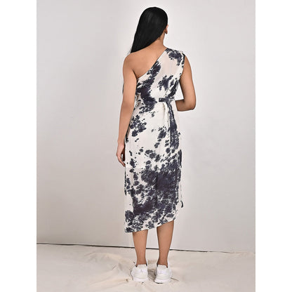 Bohame Vivian One Shoulder Tie-Dye Dress