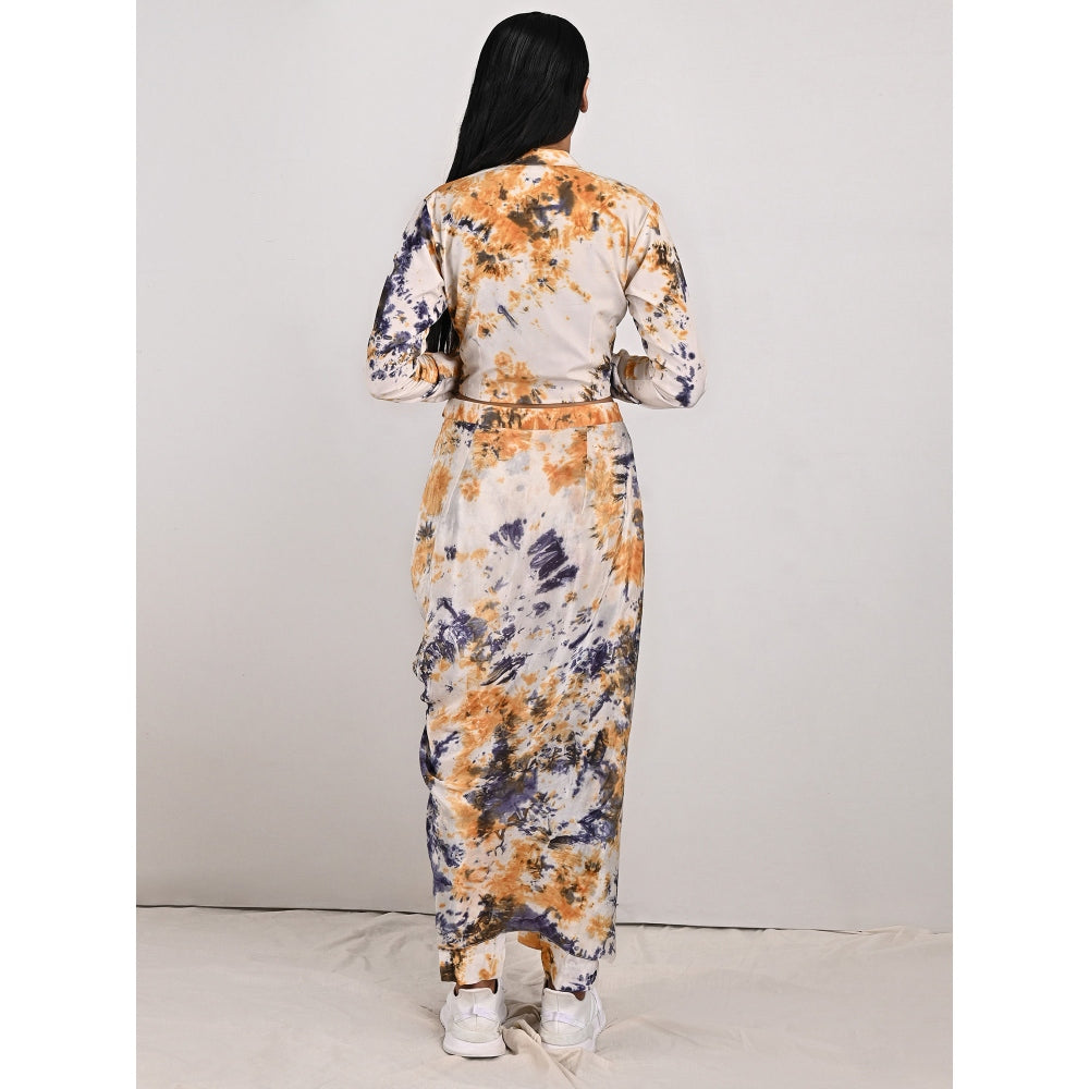 Bohame Jemina Mustard & Blue Jacket (Set of 3)