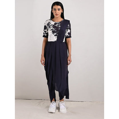 Bohame Bryce Black & White Concept Saree