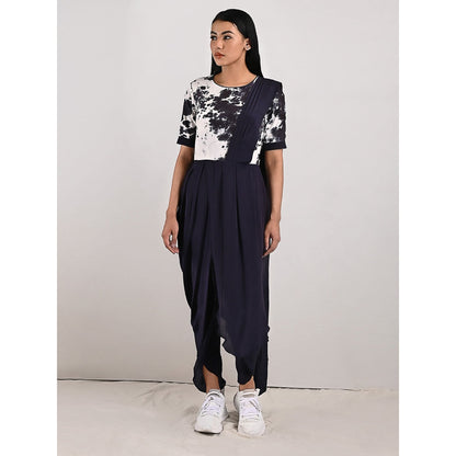 Bohame Bryce Black & White Concept Saree