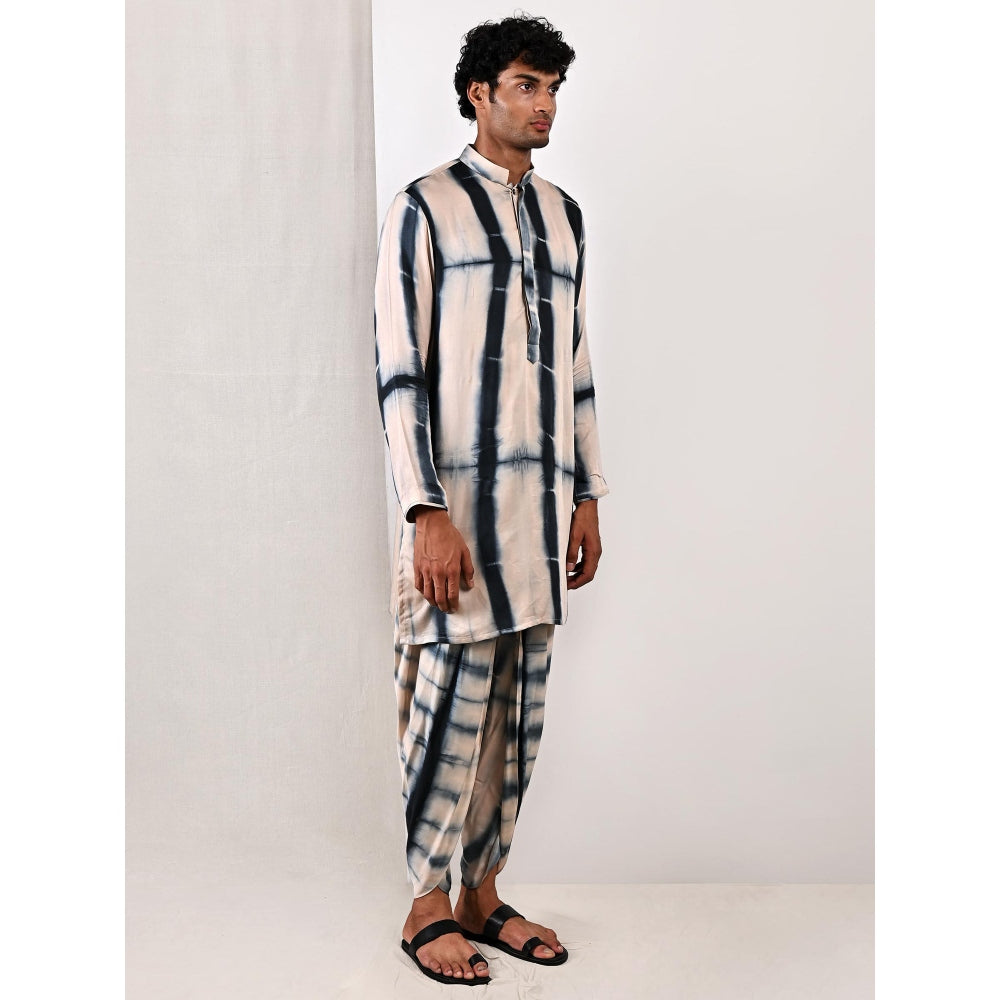 Bohame Rowan Tie Dye Kurta With Tulip Pants (Set of 2)