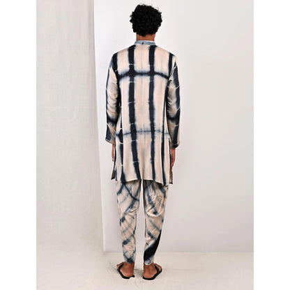 Bohame Rowan Tie Dye Kurta With Tulip Pants (Set of 2)