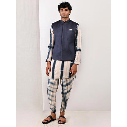 Bohame Archibald Tie Dye Jacket and Kurta (Set of 3)
