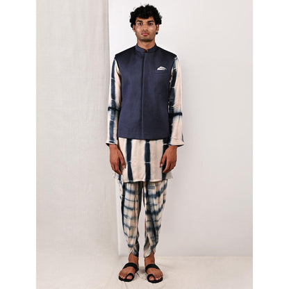 Bohame Archibald Tie Dye Jacket and Kurta (Set of 3)