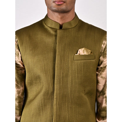 Bohame Bryn Tie Dye Jacket and Kurta (Set of 3)