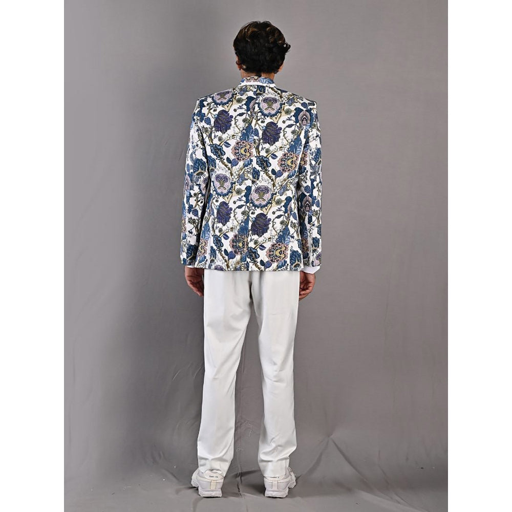 Bohame Karl Digital Print Bandhgala (Set of 2)