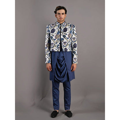 Bohame Karl Digital Print Bandhgala (Set of 3)