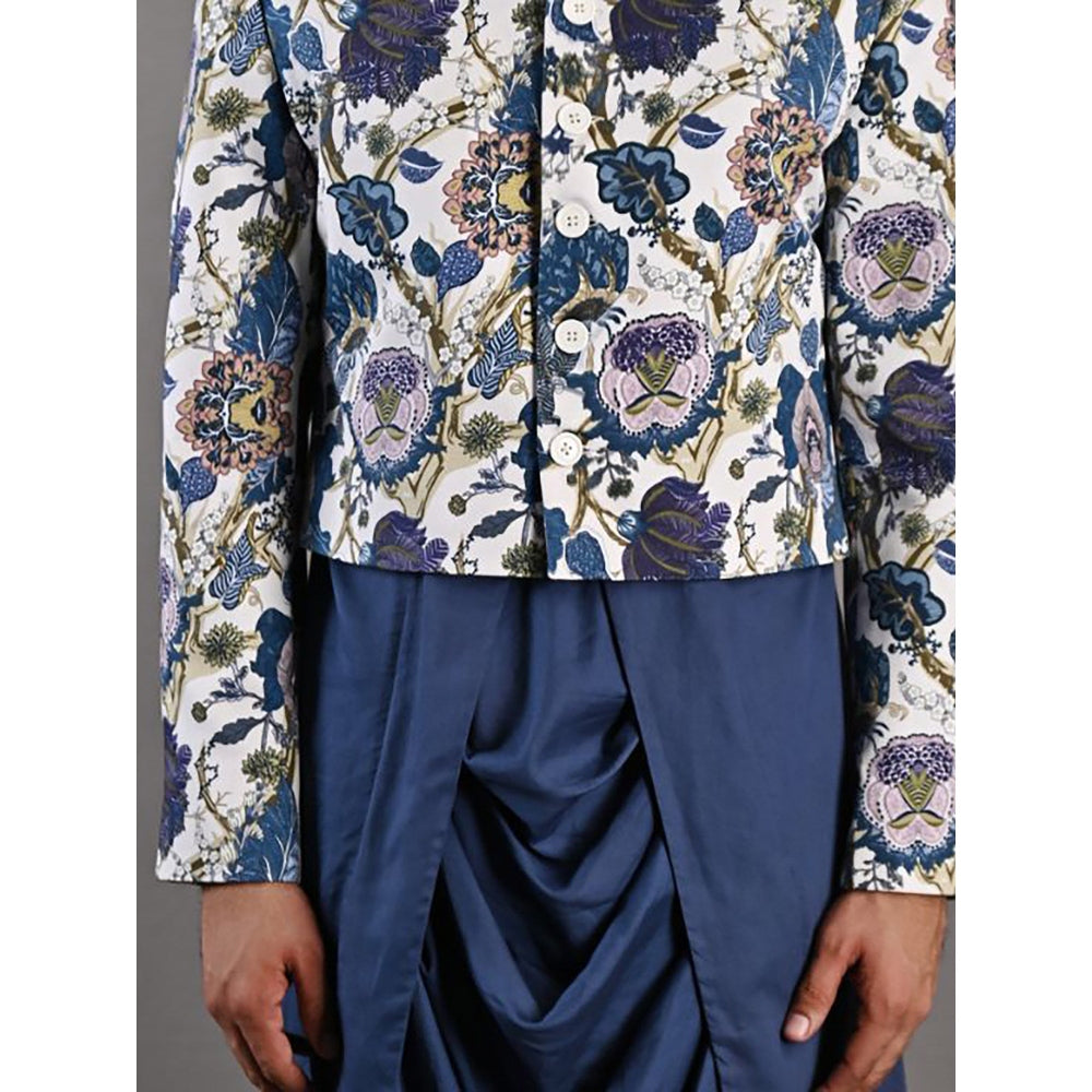 Bohame Karl Digital Print Bandhgala (Set of 3)