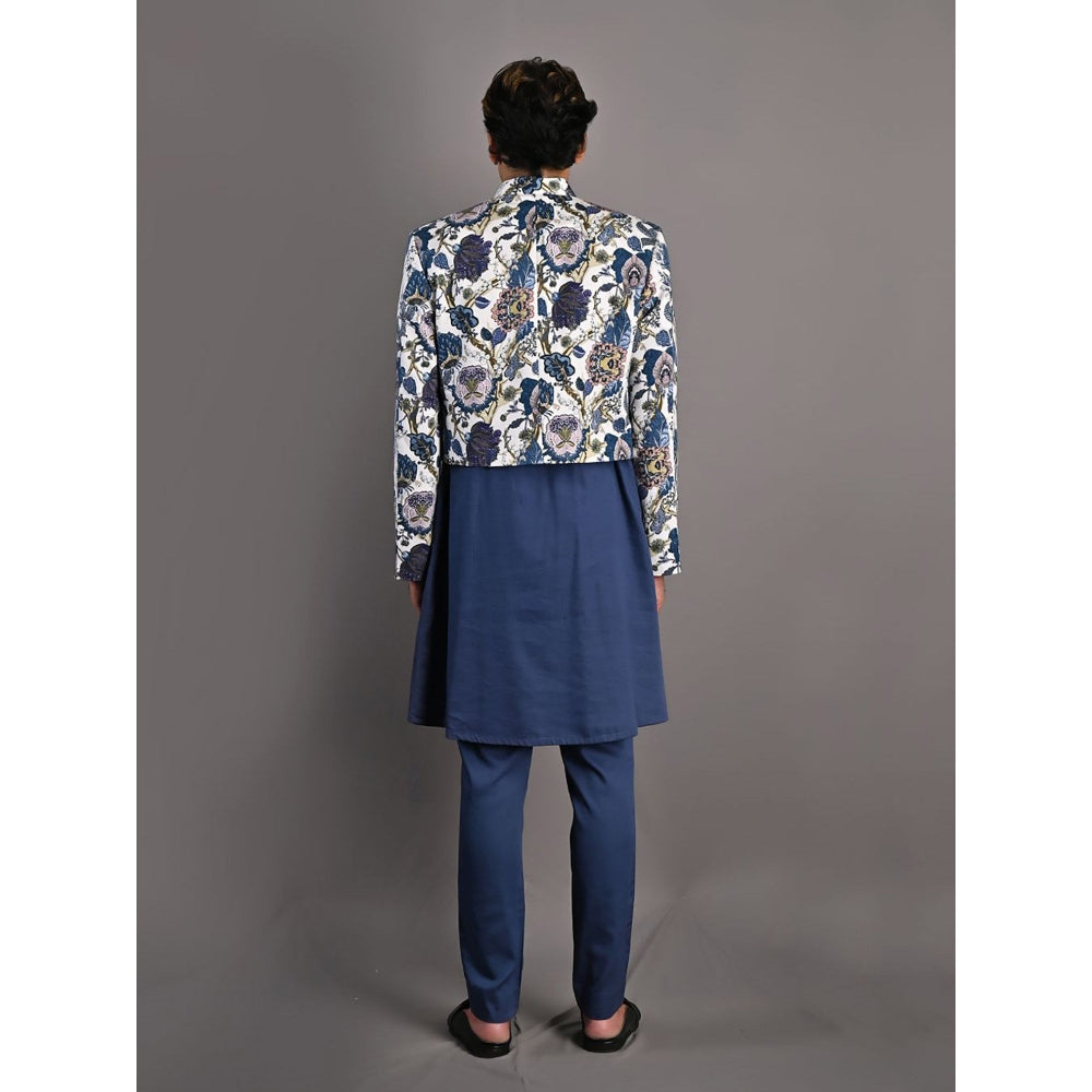 Bohame Karl Digital Print Bandhgala (Set of 3)