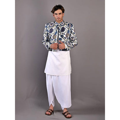 Bohame Zephyr Digital Print Nehru Jacket (Set of 3)