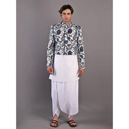 Bohame Zephyr Digital Print Nehru Jacket (Set of 3)