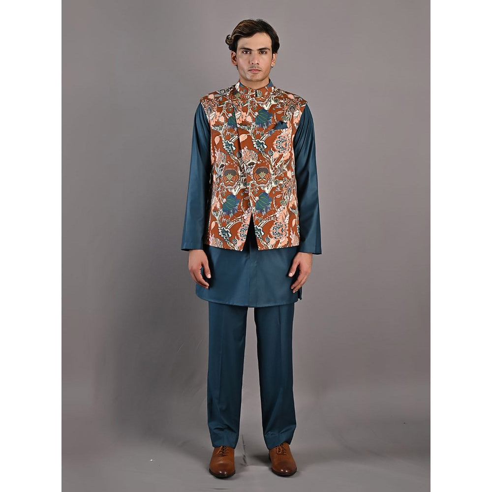 Bohame Cedar Bandhgala with Kurta (Set of 3)