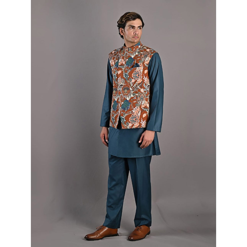 Bohame Cedar Bandhgala with Kurta (Set of 3)