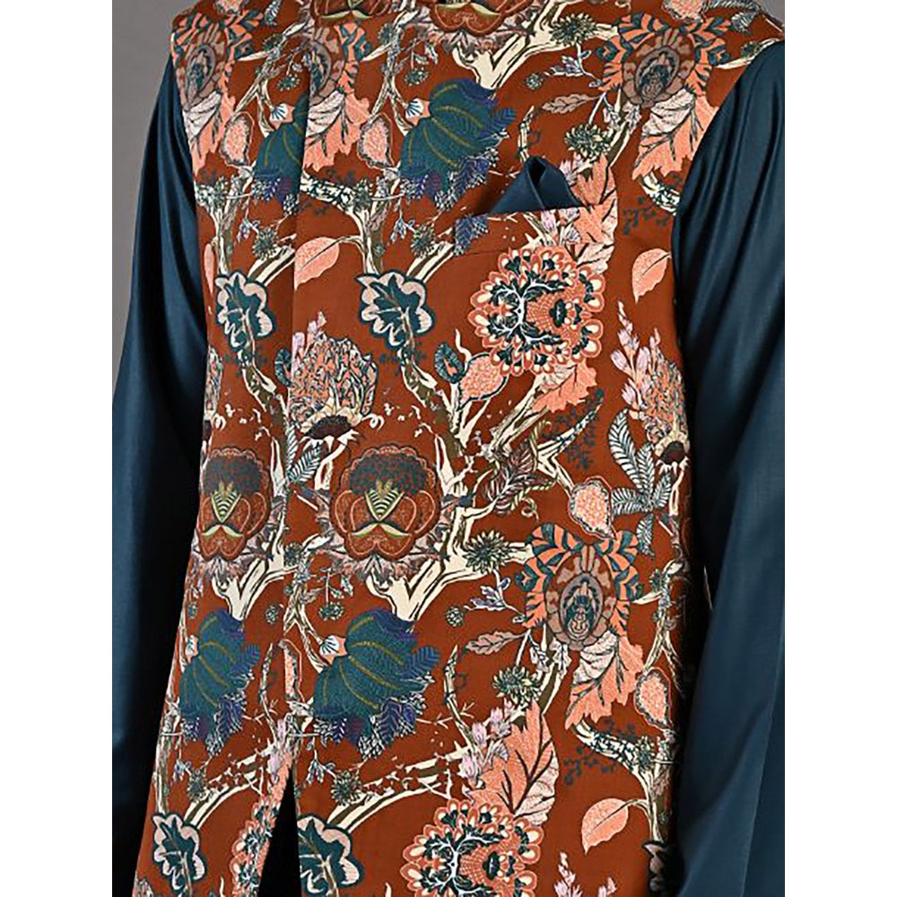 Bohame Cedar Bandhgala with Kurta (Set of 3)