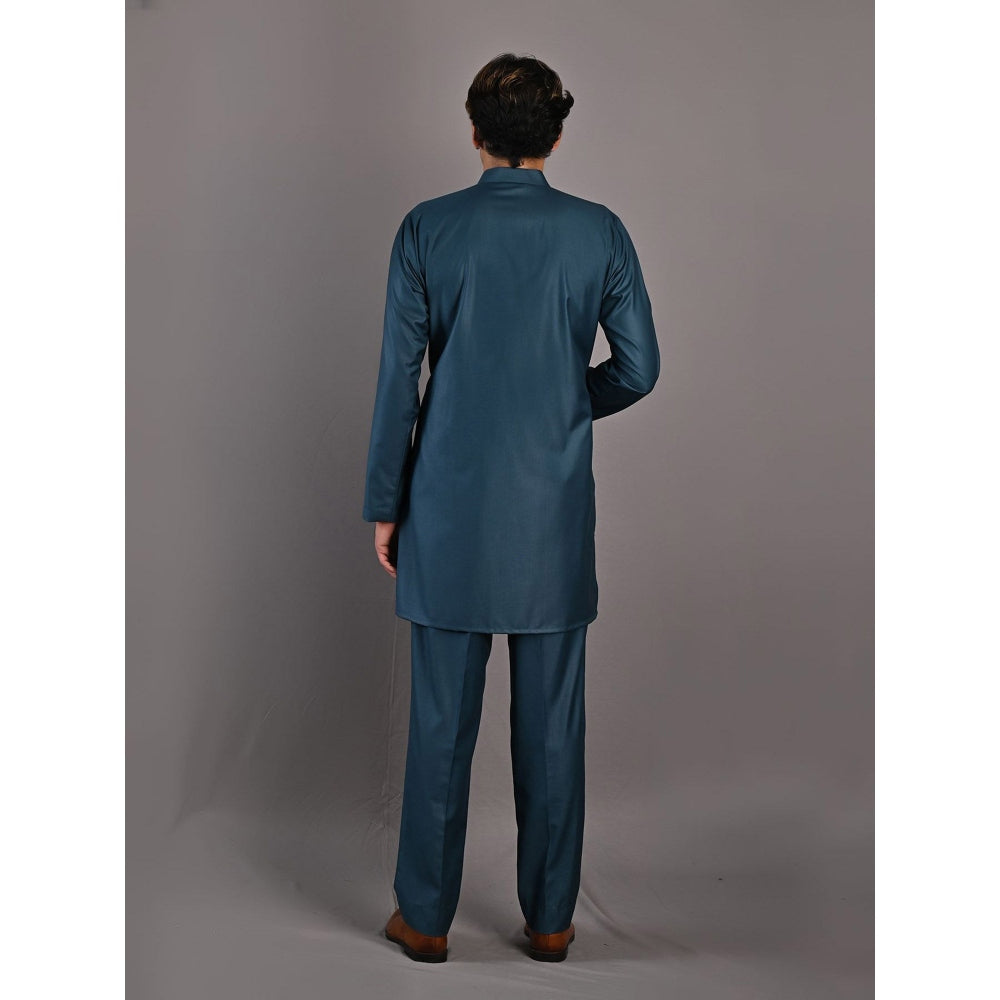 Bohame Cedar Bandhgala with Kurta (Set of 3)