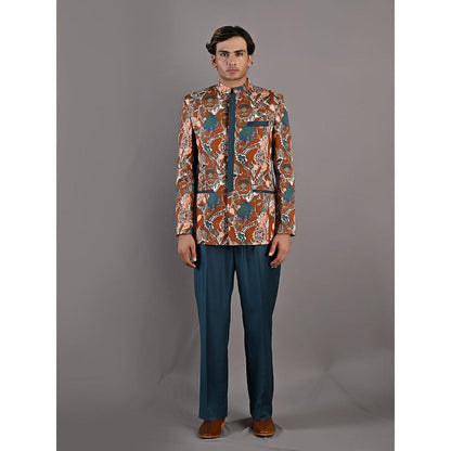 Bohame Ren Digital Print Bandhgala (Set of 2)