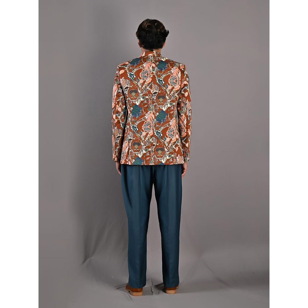 Bohame Ren Digital Print Bandhgala (Set of 2)