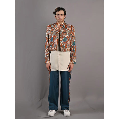 Bohame Ren Digital Print Bandhgala (Set of 3)